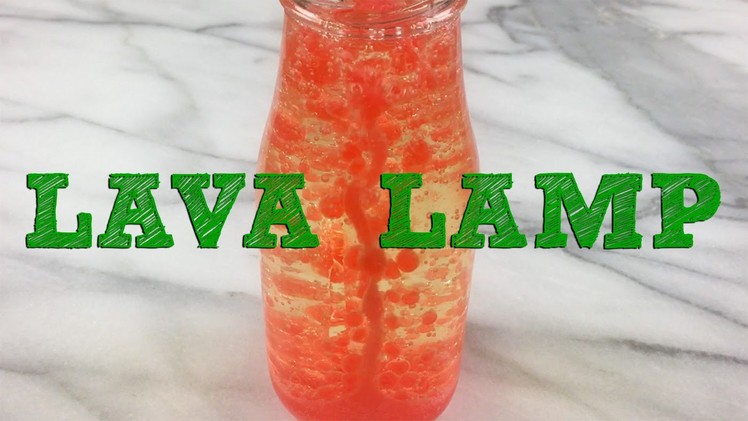 Easy DIY Lava Lamp Science Experiment for Kids!