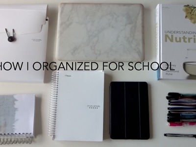 How I Organize My School Planner, Binders, Folders and Notebook | Laurie Lo