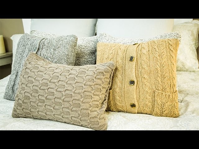 How To - Ken Wingard's DIY Sweater Pillows - Hallmark Channel