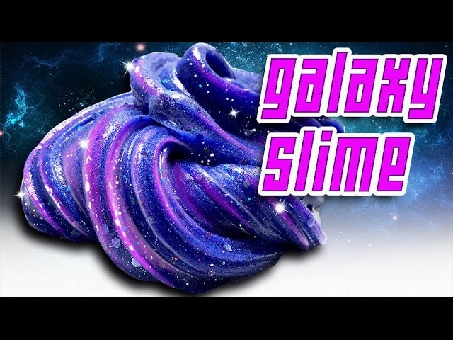 How to make DIY Galaxy Slime! No Borax!  Easy Slime Recipe