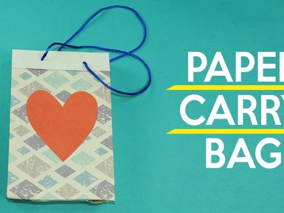 Learn How to Make a Gift Bag with Paper Quickly - DIY Crafts