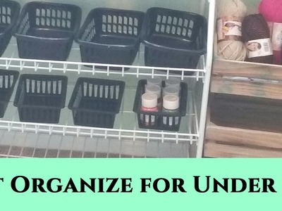 Organize your Craft Room for under $30