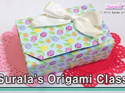 Origami - Gift Box (with one sheet of paper)