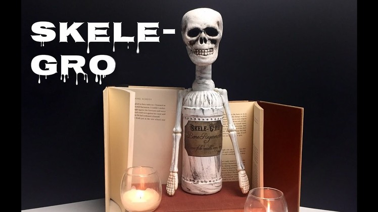 Skele-gro : DIY Potion Bottle : Halloween Prop ( Harry Potter Inspired )
