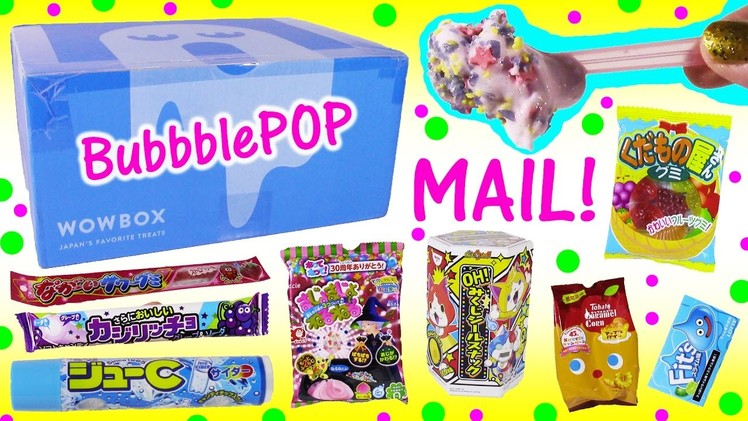Special Delivery! September WOWBOX Opening! Tons of Sweets & Snacks! DIY CANDY KIT! BubblePOP FUN