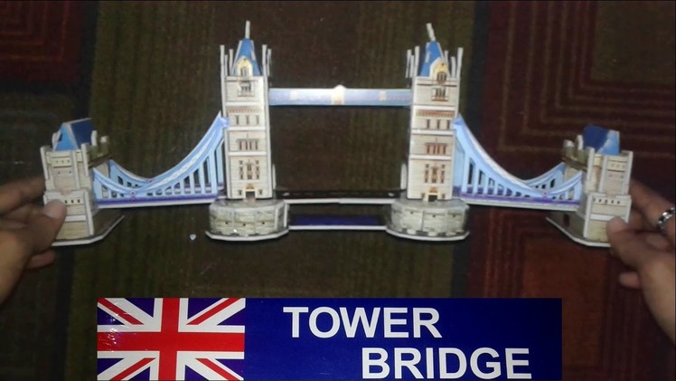 Tower Bridge  Puzzle | Making DIY Tower Bridge At Home With Foam Board