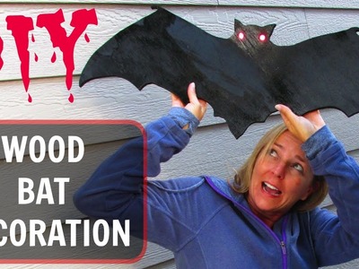 Wood Bat Decoration | DIY Project | Craft Klatch |  Halloween Series | How To