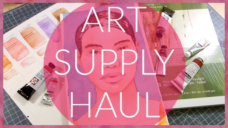 Art Supply Haul | Watercolor Paint and Paper