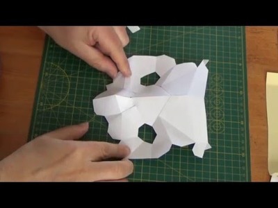 Basic paper craft techniques - building models from PaperHen