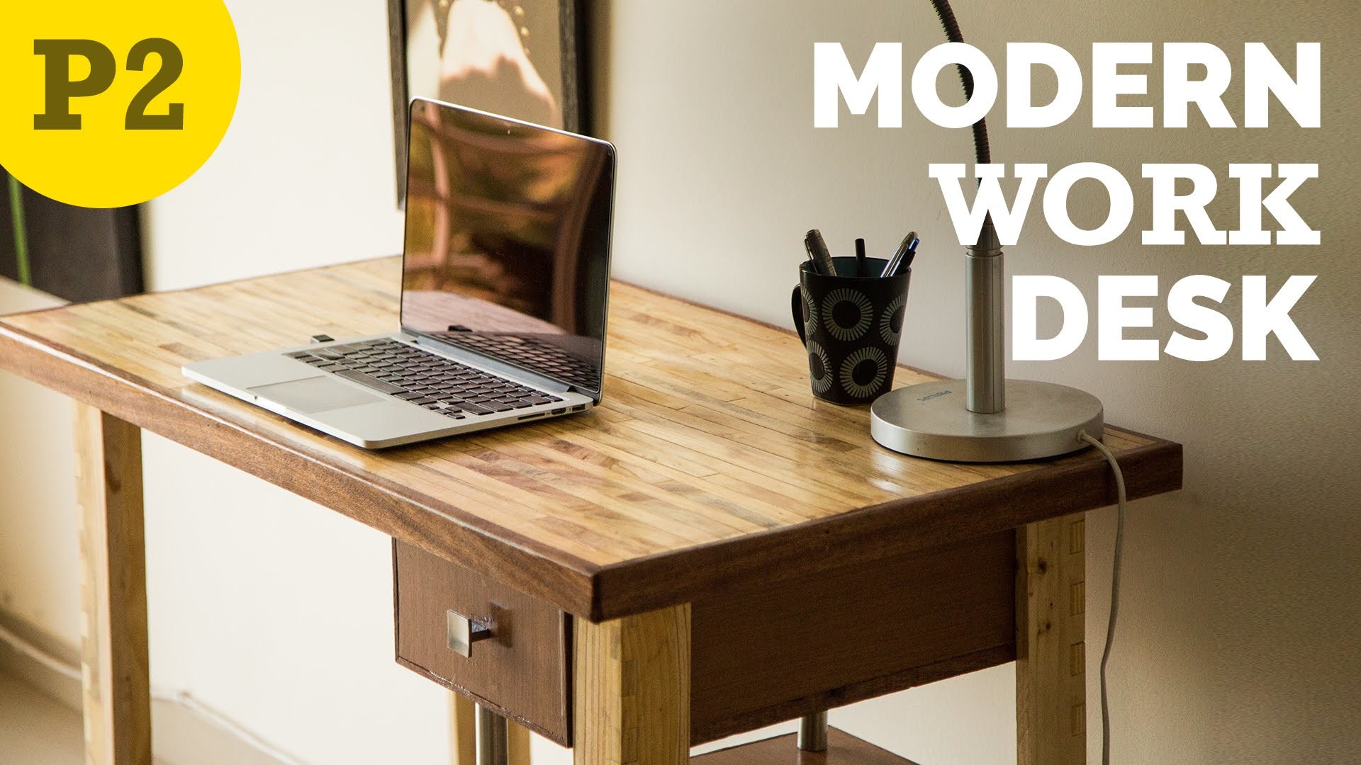 DIY Modern style desk – How to Build