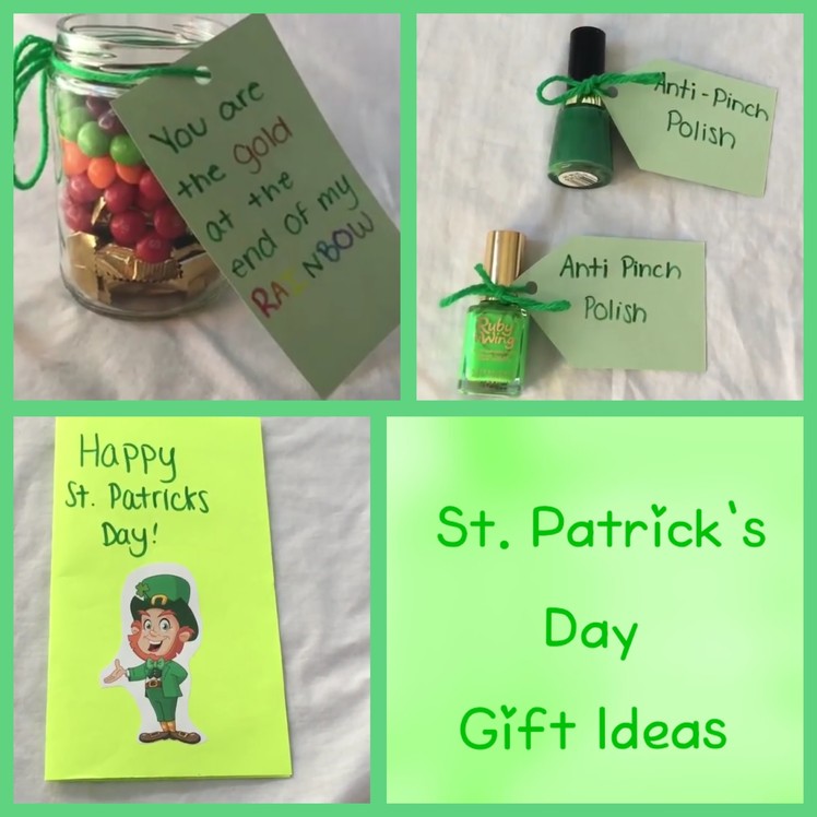 DIY St. Patrick's Day Gift Ideas! Quick and Easy