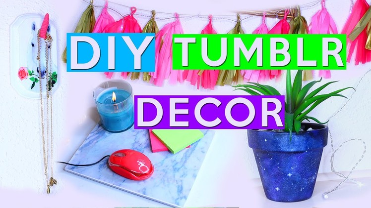 DIY Tumblr Room Decor! INSPIRED BY TUMBLR!