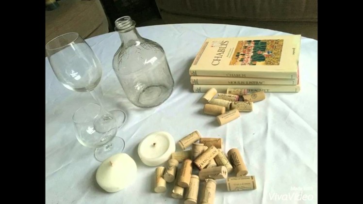 DIY: Wine Cabinet Decor