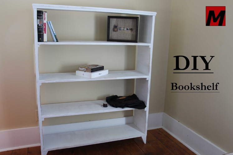 How to Make a Bookshelf == DIY 1 Hour Build w. Reclaimed Wood