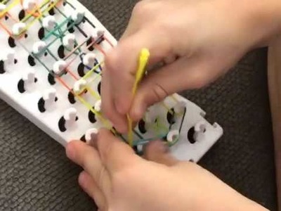 How to make a Rainbow Loom Ladder Bracelet with an extension