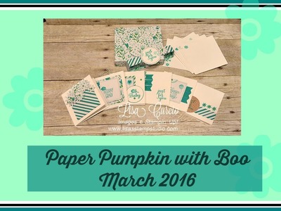 Paper Pumpkin with Boo - March 2016