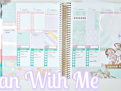 Plan with me | Using Scrapbook Paper