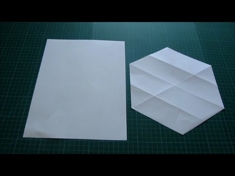 Art and Craft: How to cut Regular Hexagon from Rectangular paper