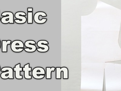 Basic dress pattern. How to download and correct to fit you.