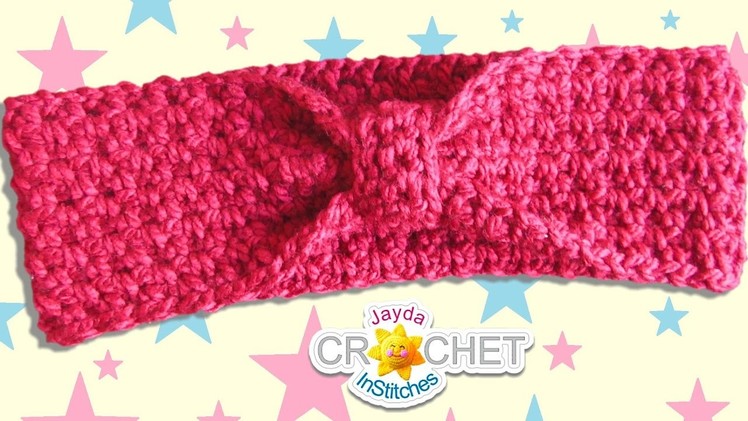 Classic Headband. Ear Warmers Crochet Pattern - EASY DIY!