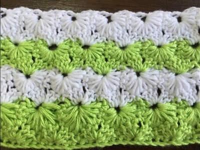 Crochet Pattern - Circular Puff Crochet Stitch