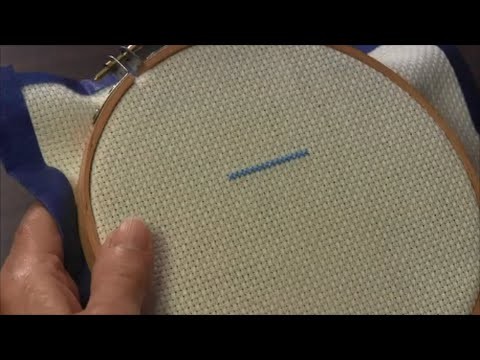 Cross Stitch - How to Cross Stitch A Row