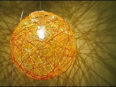 DIY Balloon shape string lamp