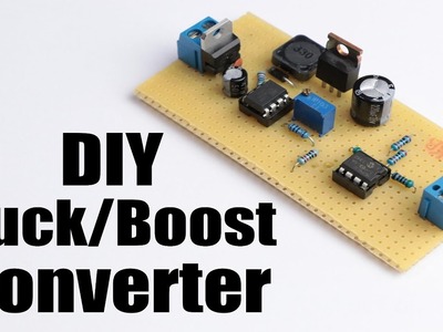 DIY Buck.Boost Converter (Flyback) || How to step up.down DC voltage efficiently