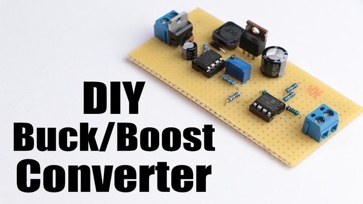 DIY Buck.Boost Converter (Flyback) || How to step up.down DC voltage efficiently