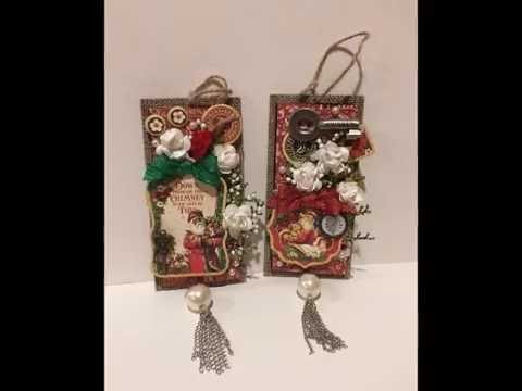 DIY Christmas Ornament using Graphic 45 St. Nicholas Collection