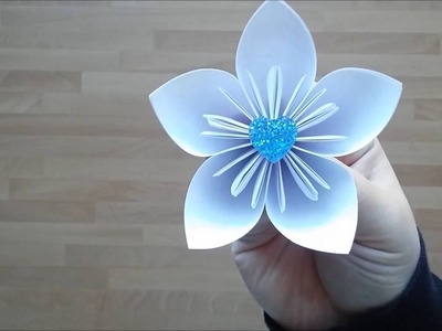 DIY EASY Origami Flower Tutorial  | Gör Det Själv: Origami Blomma