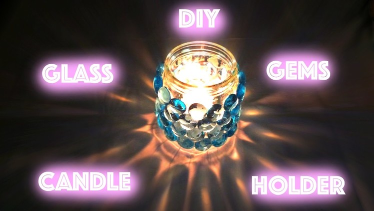 DIY | Glass Jar Candle Holder | Diwali Decor