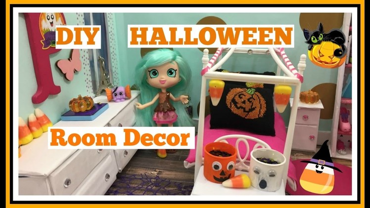 DIY HALLOWEEN Room Decor for Dolls | Easy Doll Crafts | Keeping Up With Peppa Mint Behind the Scenes
