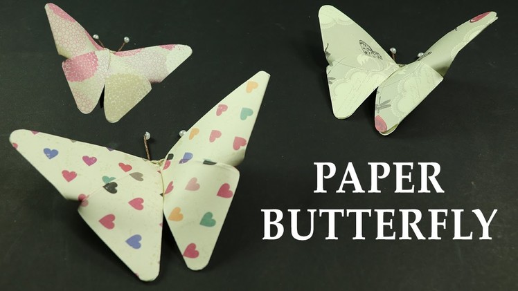 DIY Paper Crafts: How to Make Paper Butterflies, Wall Decor Art