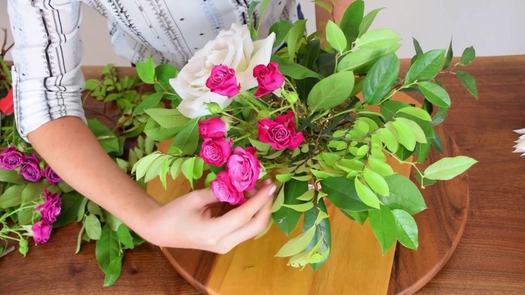 Flower Moxie DIY Organic Centerpiece  ~SUPER FAST TUTORIAL~