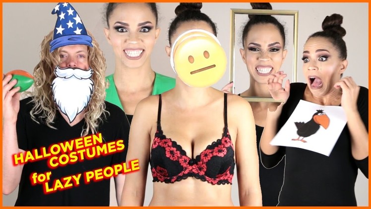 Funny Last Minute DIY Halloween Costumes for Lazy People