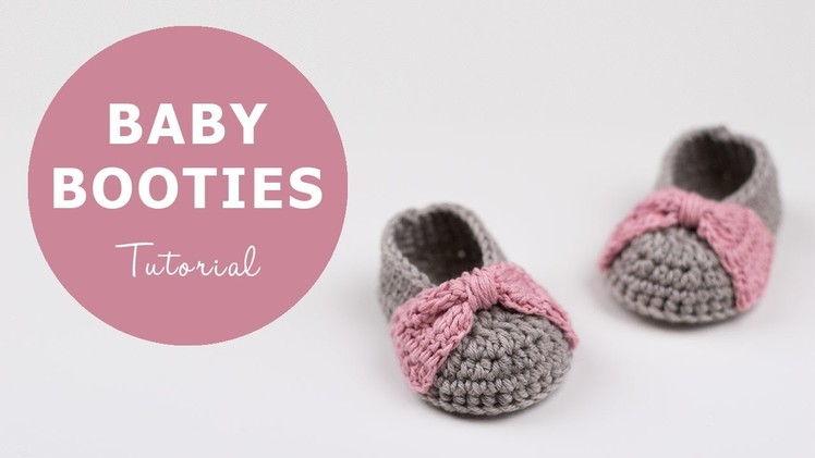 How To Crochet Baby Booties | Croby Patterns
