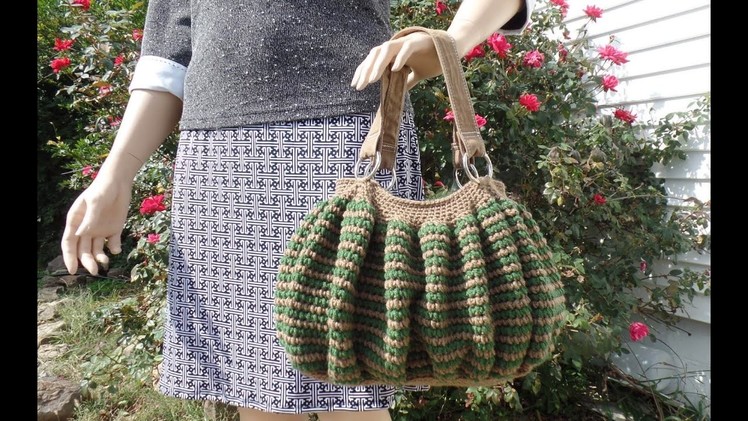How To #Crochet Easy Handbag Purse #TUTORIAL #341