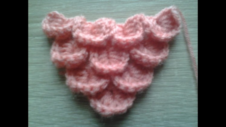 How to Crochet ?. . .triangle Scarf crochet. .syal segitiga