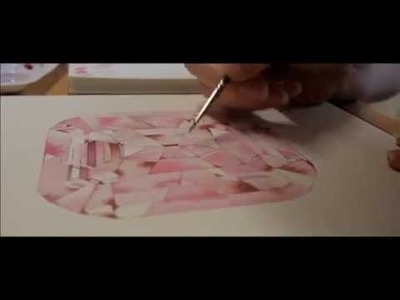 How to draw diamond or gemstone with watercolour