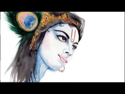 How to Draw Lord Sri KRISHNA DRAWING, PAINTING & COLORING KRSNA