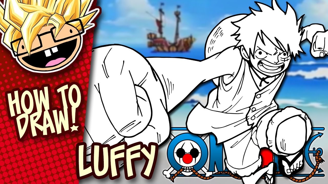 How To Draw Monkey D Luffy One Piece Narrated Easy Step By Step Tutorial Anime Thursdays