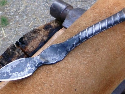 How to Forge an Oyster Shucking Knife With Bottle Opener From Rebar