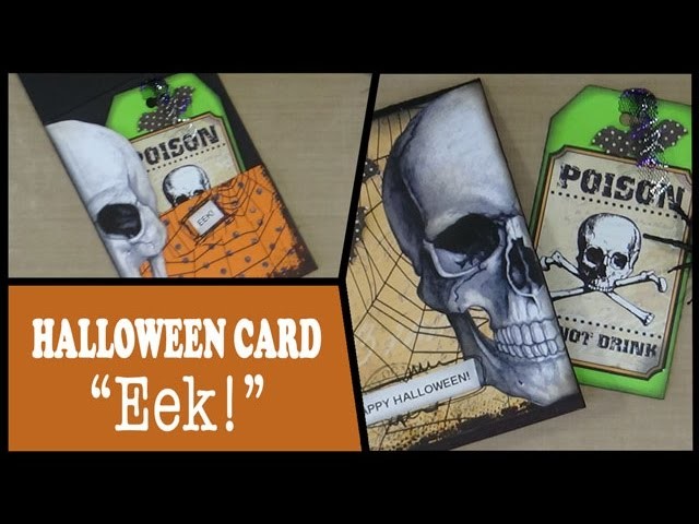 How to: Halloween Card - Eek!