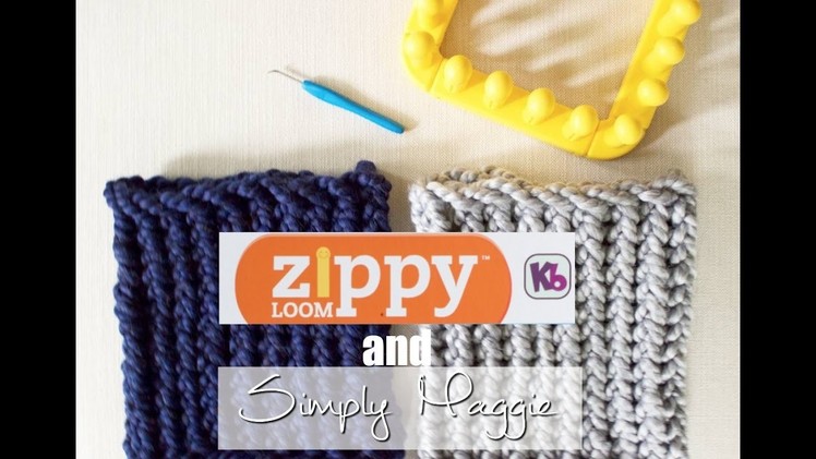 How to Loom Knit a Cowl in 30 Minutes Using Zippy Loom - Simply Maggie