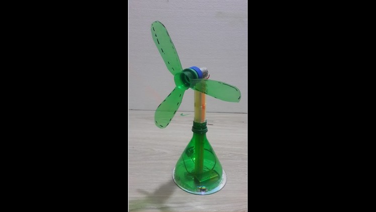 How to make a Amazing Plastic table fan with straw - kids life hacks