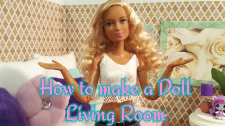 How to make a doll living room