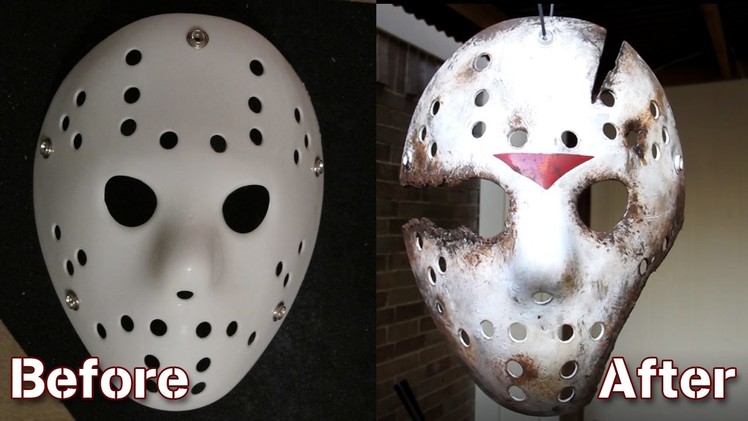How to Make a Friday The 13th Part 9 Jason Mask - DIY Painting Tutorial