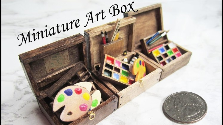 How To Make A Miniature Wooden Art Box