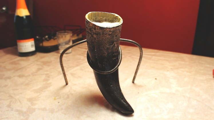 How to make a viking drinking horn